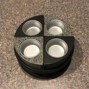 Stone Tea-light/Pillar Candle Holder